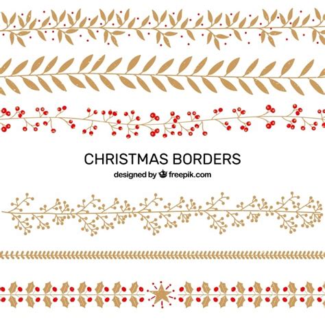 Christmas Border Vector At Collection Of Christmas