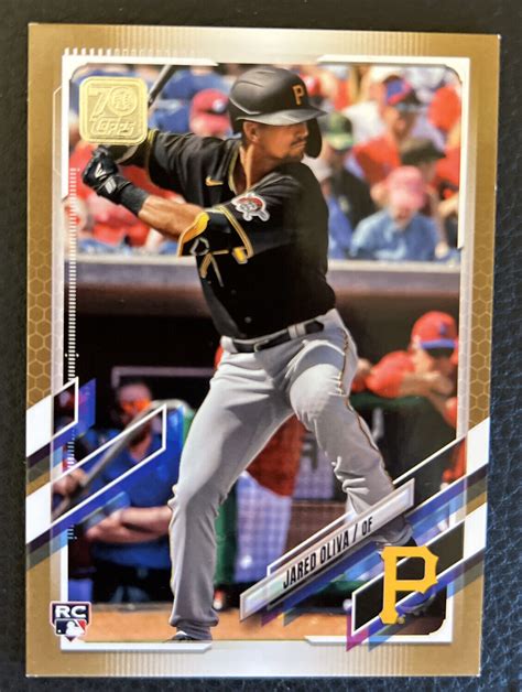 2021 Topps Gold 2021 Jared Oliva 471 Rookie RC 3D7 EBay