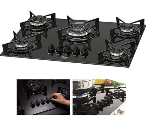 Fog O Cooktop Fischer Q Tc Fit Line G S Mesa Vidro Preto Bivolt Wt