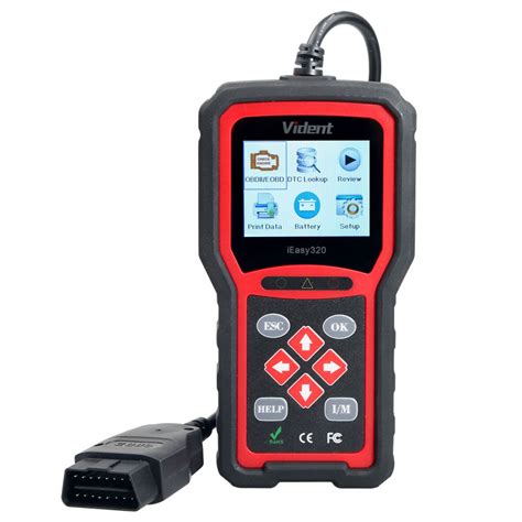 Untra Portable Code Reader VIDENT IEasy320 Enhanced OBDII EOBD CAN Code