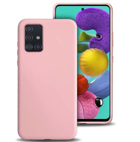 Siliconen Hoesje Samsung A51 Roze Phone Factory