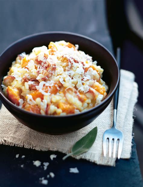 Recette Risotto Au Parmesan Potiron Et Sauge Marie Claire