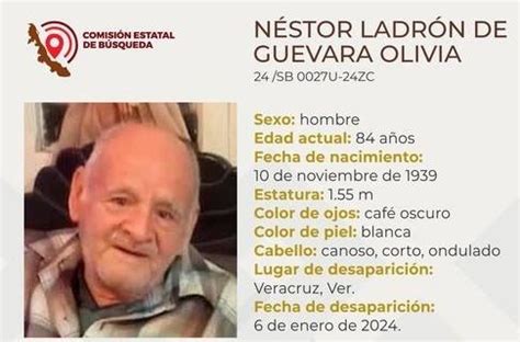 Desaparece ancianito de 84 años en el puerto de Veracruz