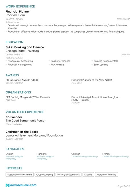 Banking Resume Examples And How To Guide For 2025