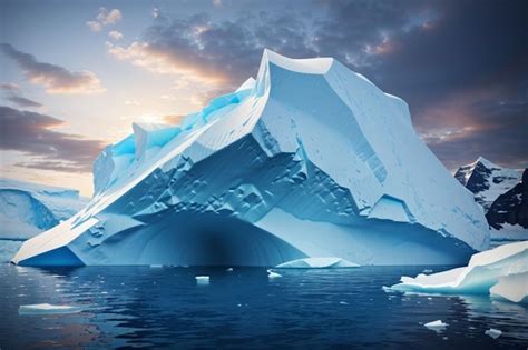 Premium AI Image | iceberg in Antarctica