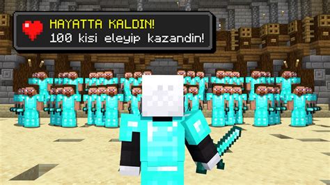 150 kişiyle minecraft AMA son hayatta kalan KAZANIR YouTube