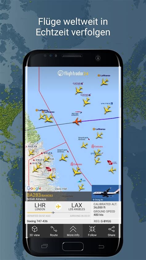 Flightradar24 Flight Tracker Flugradar Android Apps Auf Google Play