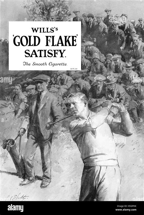 Vintage 1930 British Advertisement For Wills Gold Flake Cigarettes