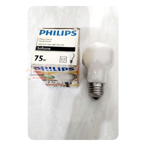 Jual Lampu Philips Softone Watt Soft White Shopee Indonesia