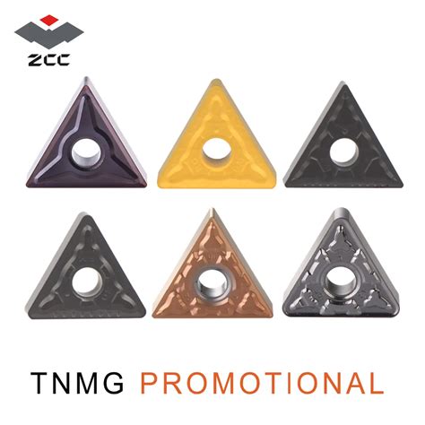 10pcs Lot ZCC CT Promotional Tungsten Carbide Turning Inserts TNMG