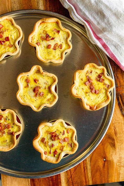 Mini Ham And Cheese Quiche Recipe Unsophisticook