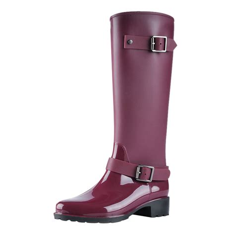 ILJNDTGBE Womens Ankle Rain Boots Women Waterproof Rain Boots Women ...