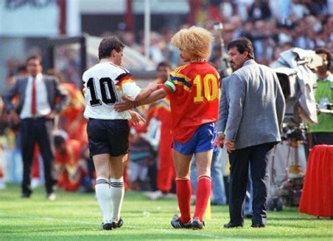 90s Football on Twitter Lothar Matthäus and Carlos Valderrama