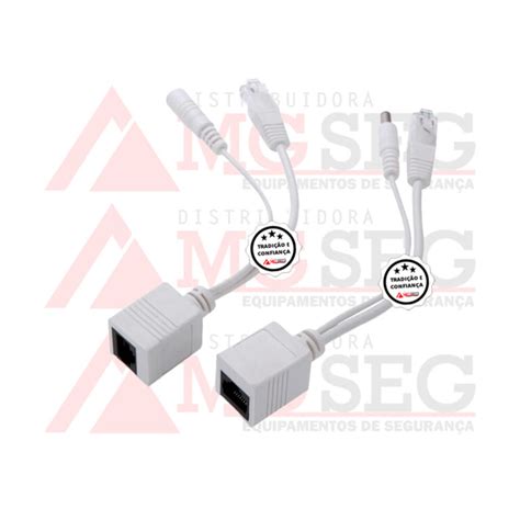 Adaptador Poe Par Separador Poe Injetor Poe Distribuidora Mgseg