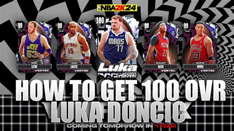 Nba K Myteam Vortex Features Ovr Luka Doncic More