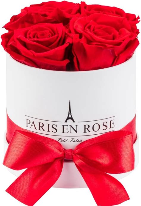 Paris En Rose Rosenbox Petit Palais Wei E Flowerbox Mit Rosa