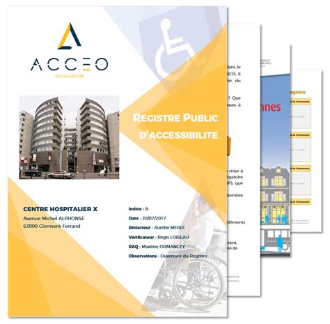 Registre Public d accessibilité ACCEO