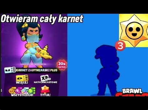 Otwieram Ca Y Karnet W Brawl Stars Youtube