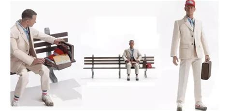 Forest Gump Dj Custom Tom Hanks Action Figure Tipo Hot Toys Frete grátis