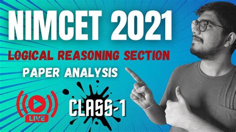 Nimcet Pyq Logical Reasoning Analytical Ability I Onestop Mca Lr