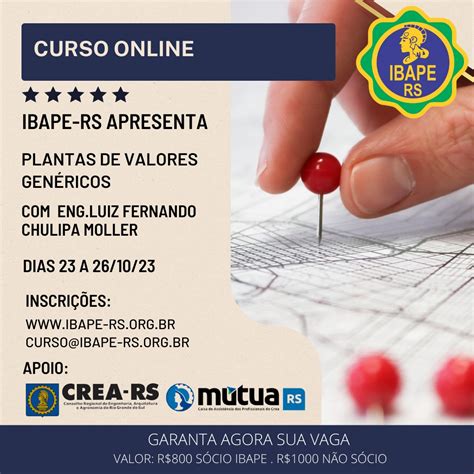 Curso De Planta De Valores Gen Ricos Online Ibape Rs