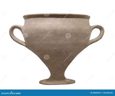 Ancient Egyptian Pottery Isolated Stock Image - Image: 28468351