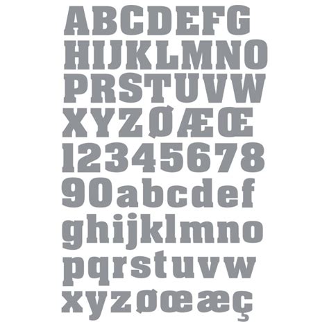 Sticker Peel Off Autocollant Scrapbooking Argent Alphabet Majuscules Et