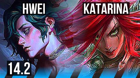 Hwei Vs Katarina Mid Godlike Rank Hwei Tr Master