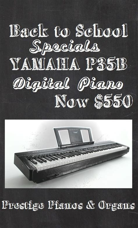 Yamaha P35b Portable Piano Compact Design 88 Keys