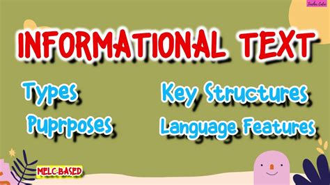 Identify The Purpose Structural Language Features Of Various Types