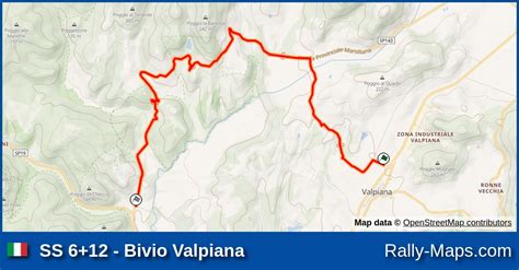 Ss Bivio Valpiana Stage Map Trofeo Maremma Rally Maps