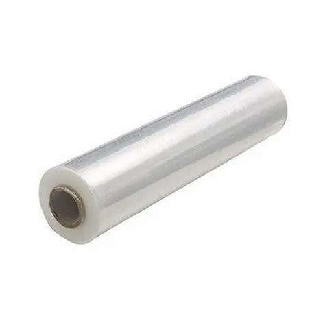 Transparent PVC Cling Film Roll For Food Wrapping Size 100 Mm Width