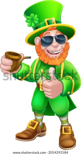 Leprechaun St Patricks Day Cartoon Character Stock Vector Royalty Free