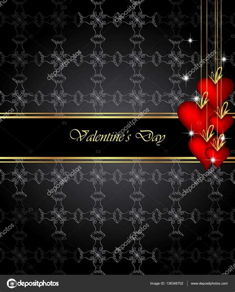 Elegant Valentines Day Background Stock Vector By ©plutonii 136346702