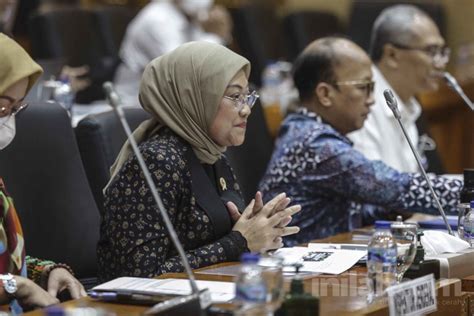 Foto Raker Menaker Bahas Perpu No Tahun Tentang Cipta Kerja