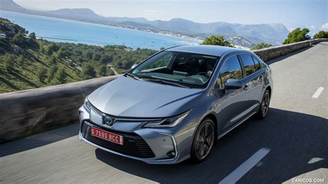 2019 Toyota Corolla Sedan Hybrid 1 8L Grey EU Spec Front Three Quarter