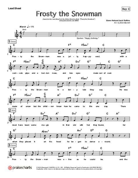 The Ronettes Frosty The Snowman Sheet Music Notes, Chords Download ...