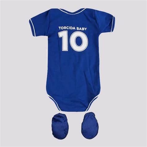 Kit Body Cruzeiro Curto Azul FutFanatics