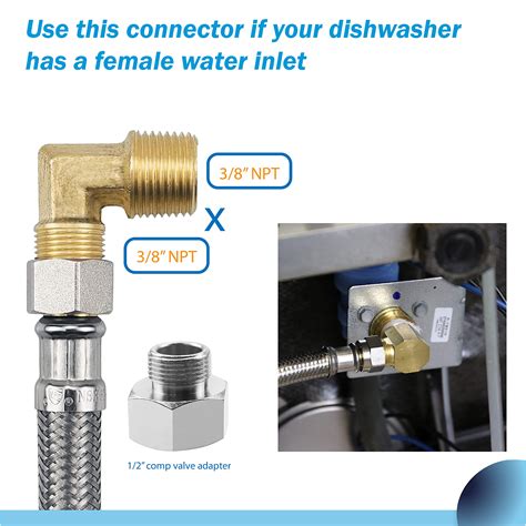 Snapklik Universal Dishwasher Installation Kit Stainless Steel