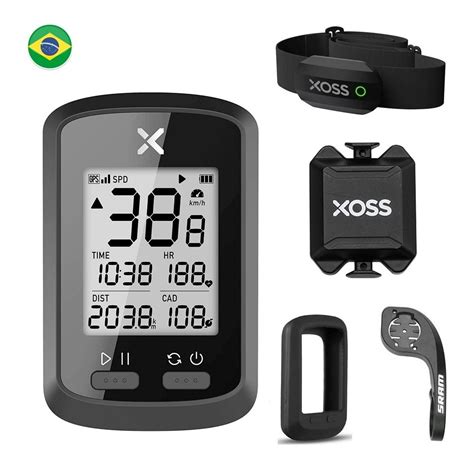 Gps Ciclocomputador Gps Xoss G Smart Bluetooth Strava Preto Frete Gr Tis