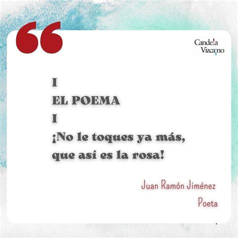 Poema de Juan Ramón Jiménez EL POEMA