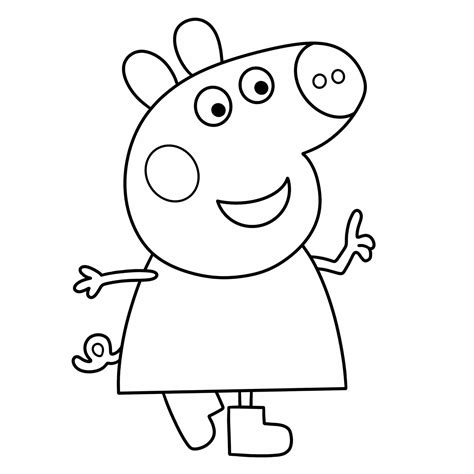 Desenhos Para Colorir Desenho De Peppa Pig