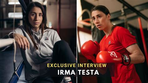 Italian Boxer Irma Testa Exclusive Interview Irma Testa Exclusive