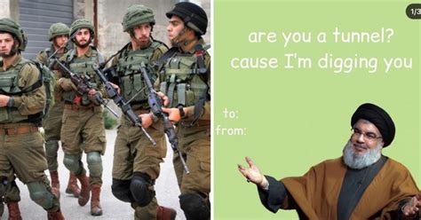 IDF Posted Valentine's Day Memes Teasing Hezbollah's Hassan Nasrallah