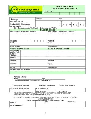 Kvb Address Change Online Fill And Sign Printable Template Online