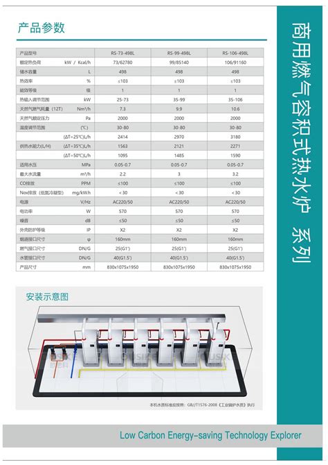 商用燃气容积式热水炉欧思科 广东江工电气有限公司