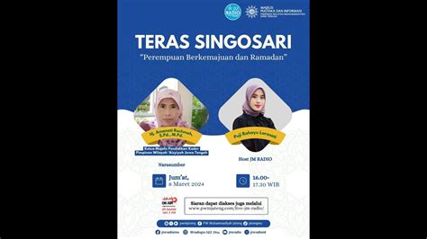 Perempuan Berkemajuan Dan Ramadan Spiritualitas Dan Peran Perempuan Di