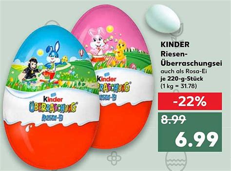 Kinder Riesen Berraschungsei Angebot Bei Kaufland Prospekte De