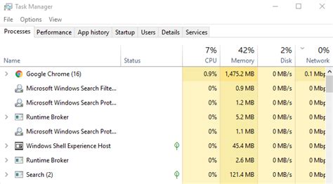 Save A List Of Running Processes To A Text File In Windows