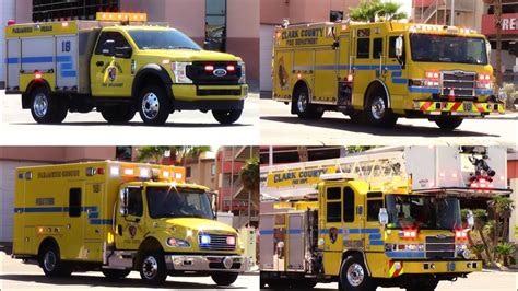 Clark County Fd Station Responses Battalion Engine Truck